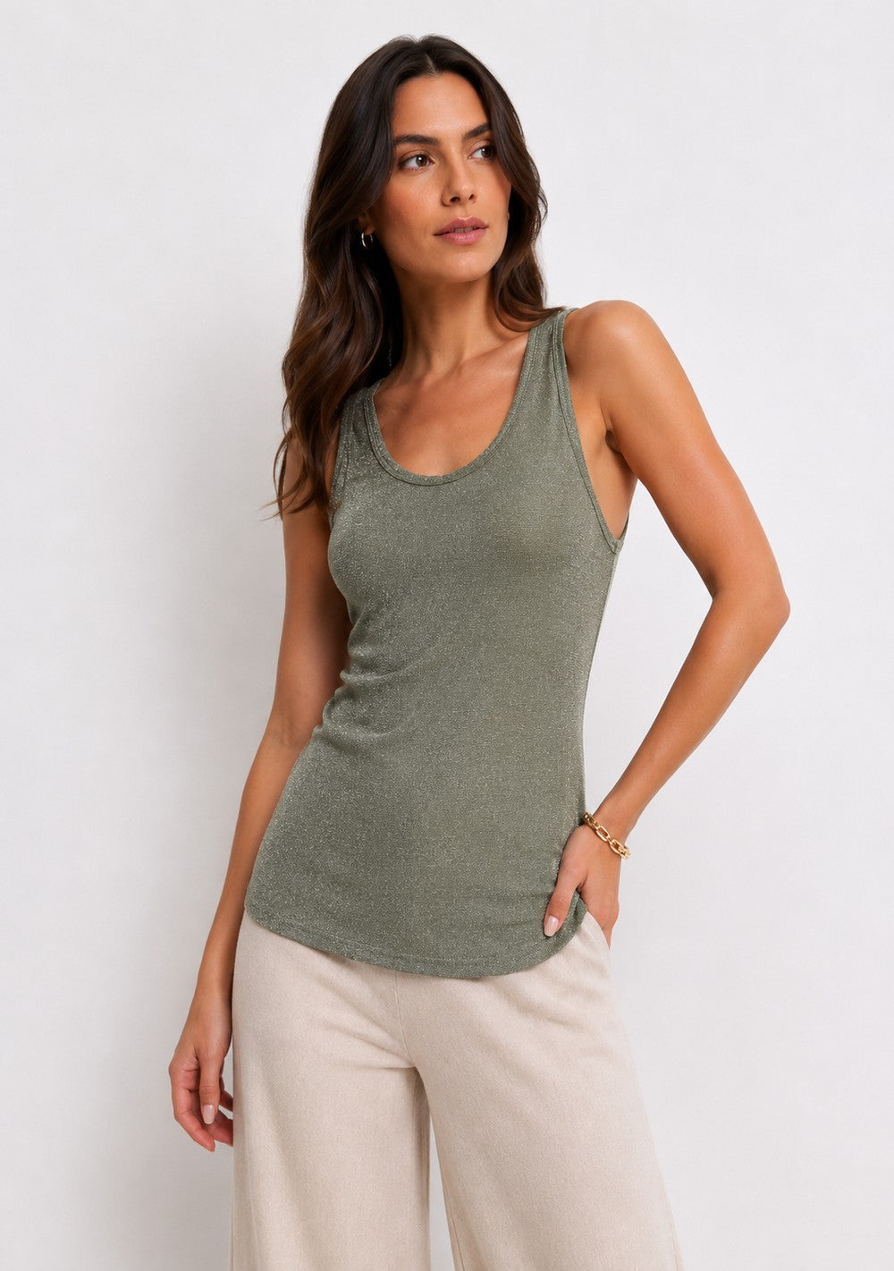 Canotta Vogatore Lurex