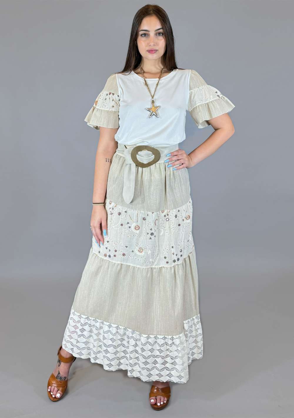 T-Shirt con Passamaneria