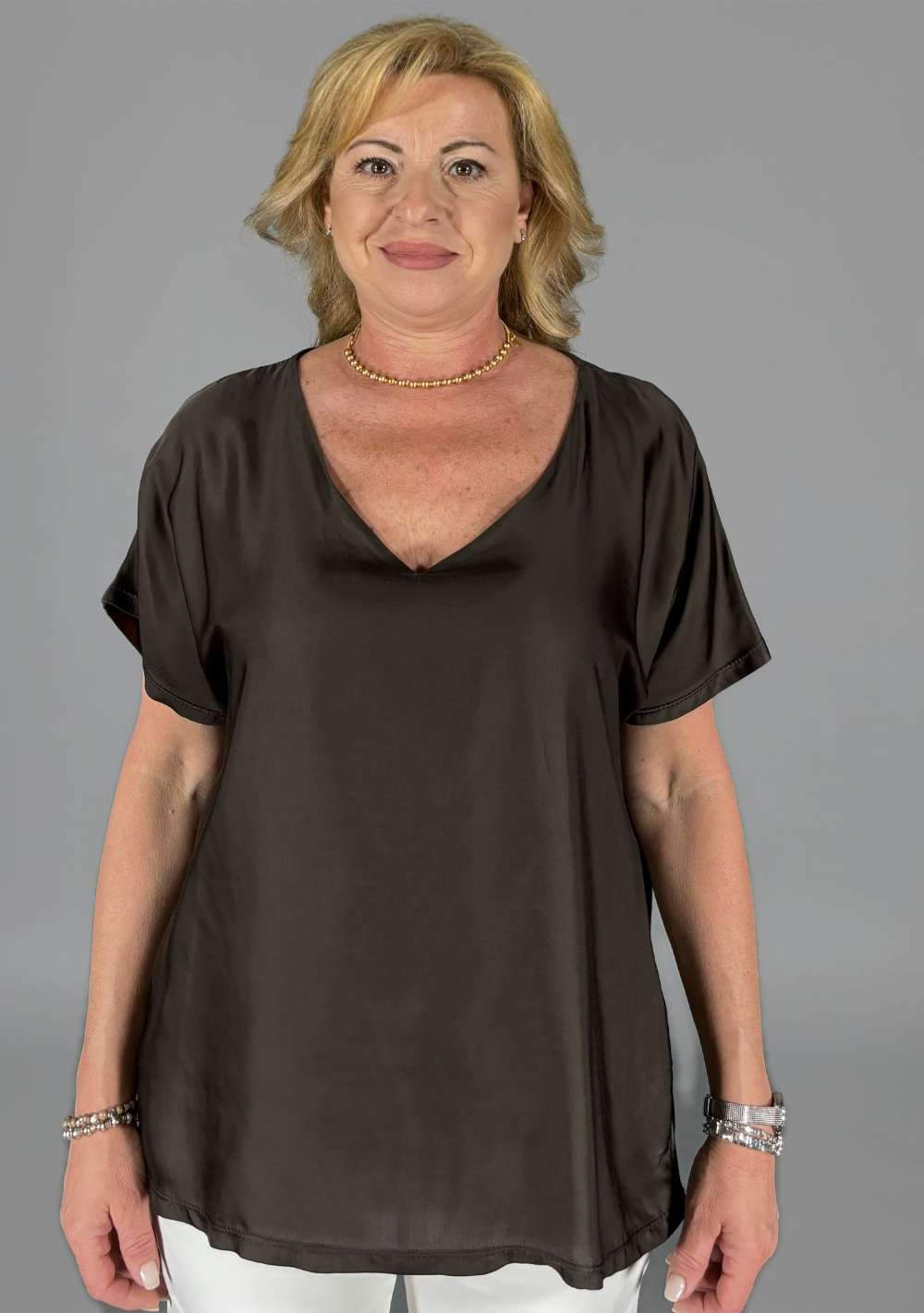Maglia Oversize con Raso