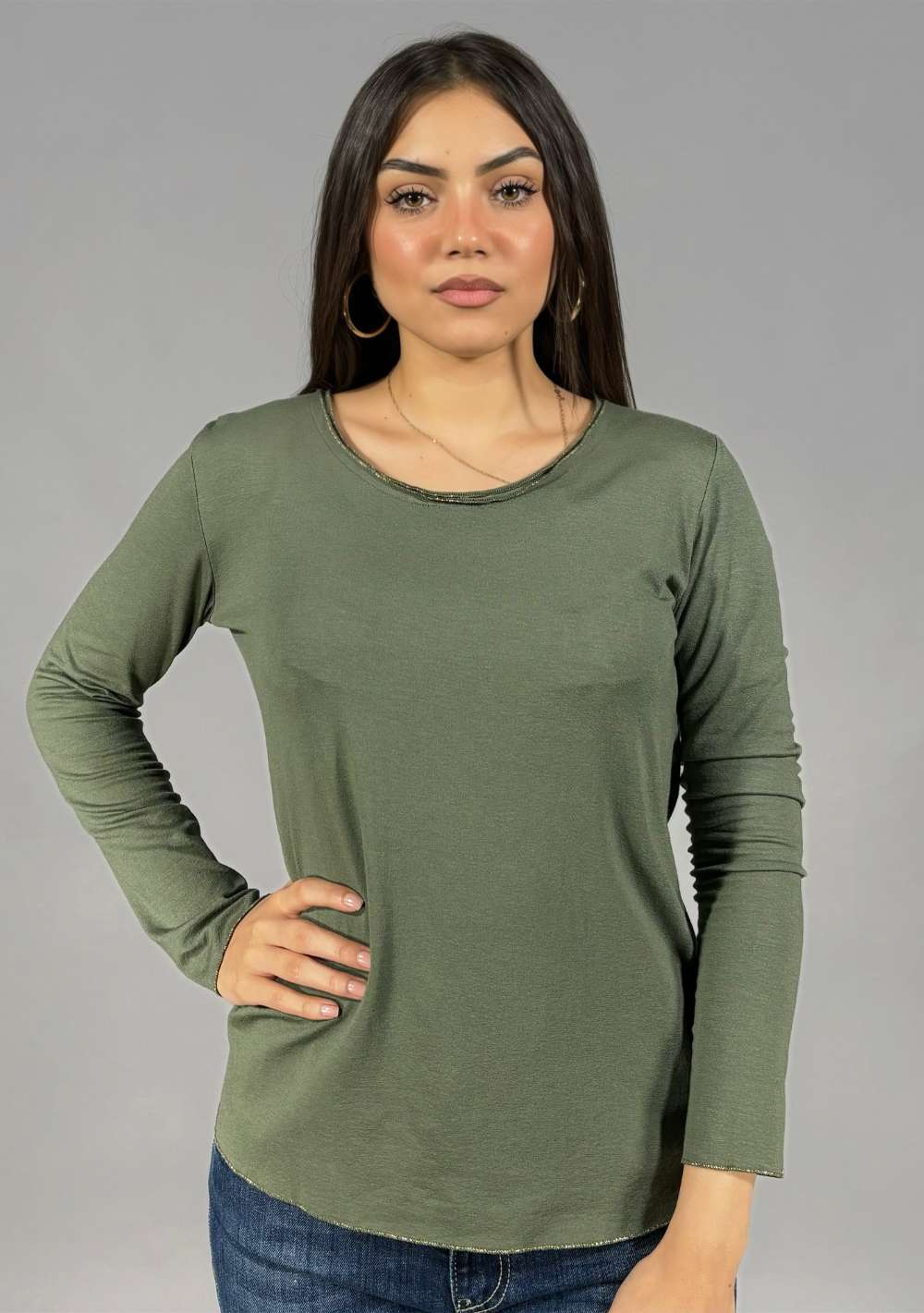 Maglia Smerlo Riporti Lurex