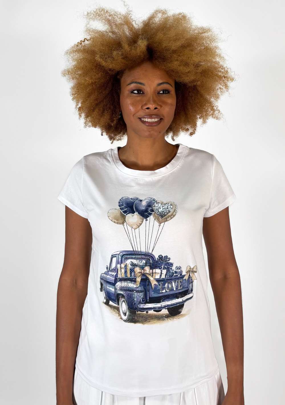 T-Shirt Slim "Macchina Cuori"