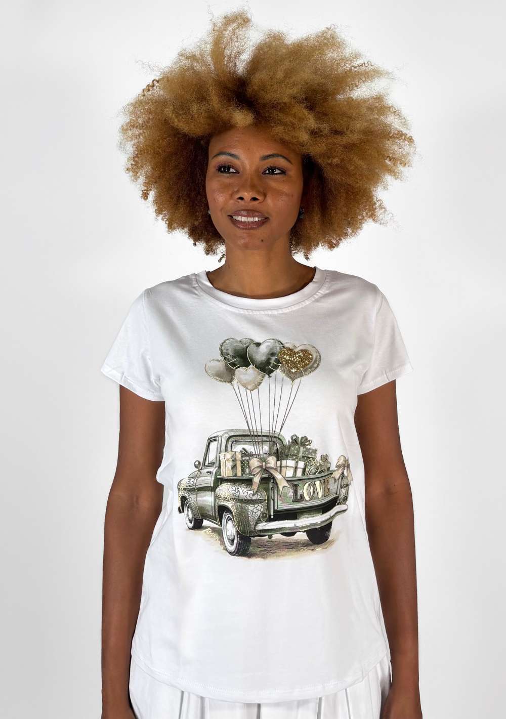 T-Shirt Slim "Macchina Cuori"