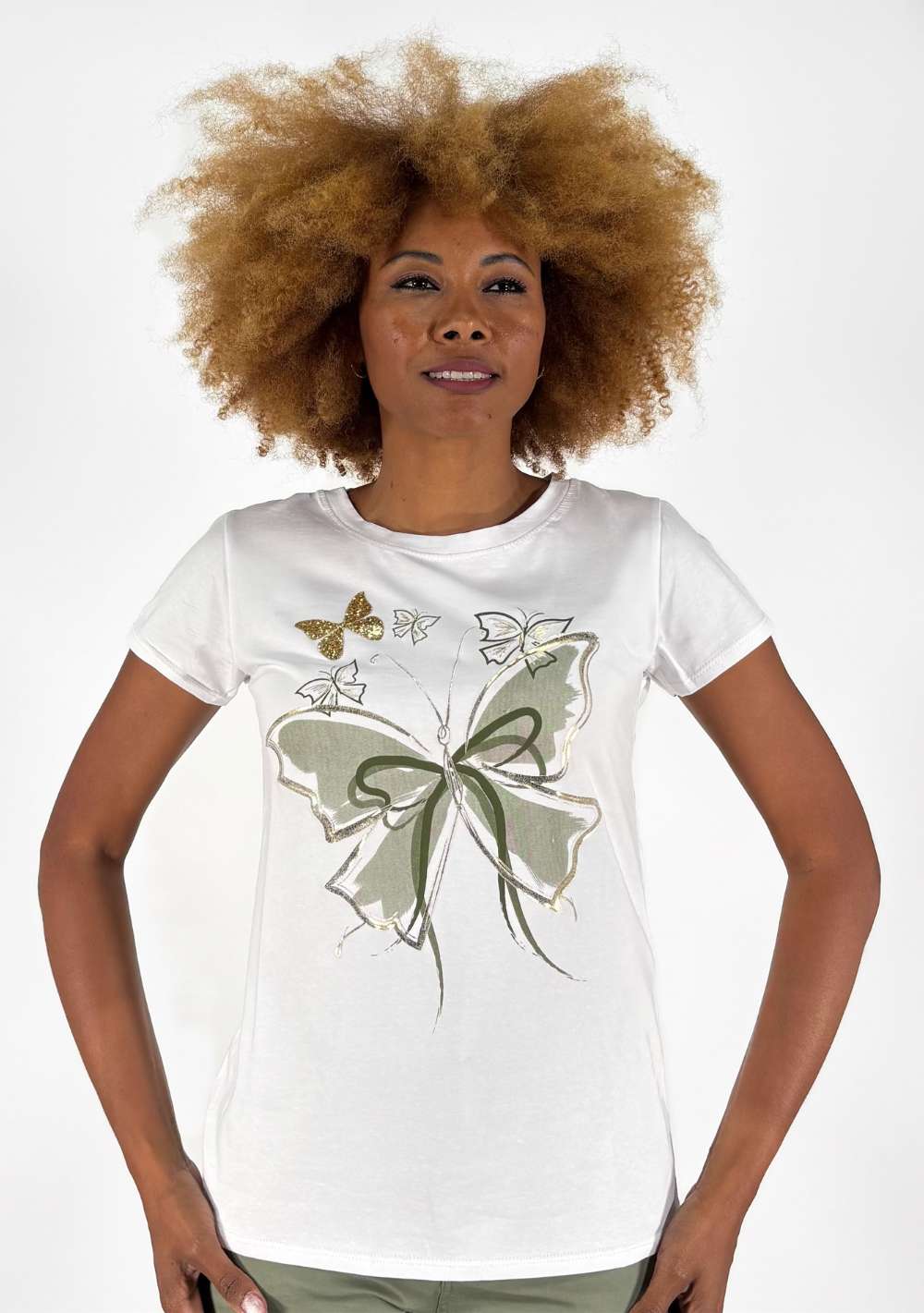T-Shirt Slim "Farfalla"