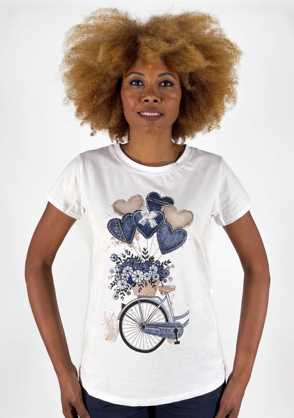 T-Shirt Slim "Half Bicicle"