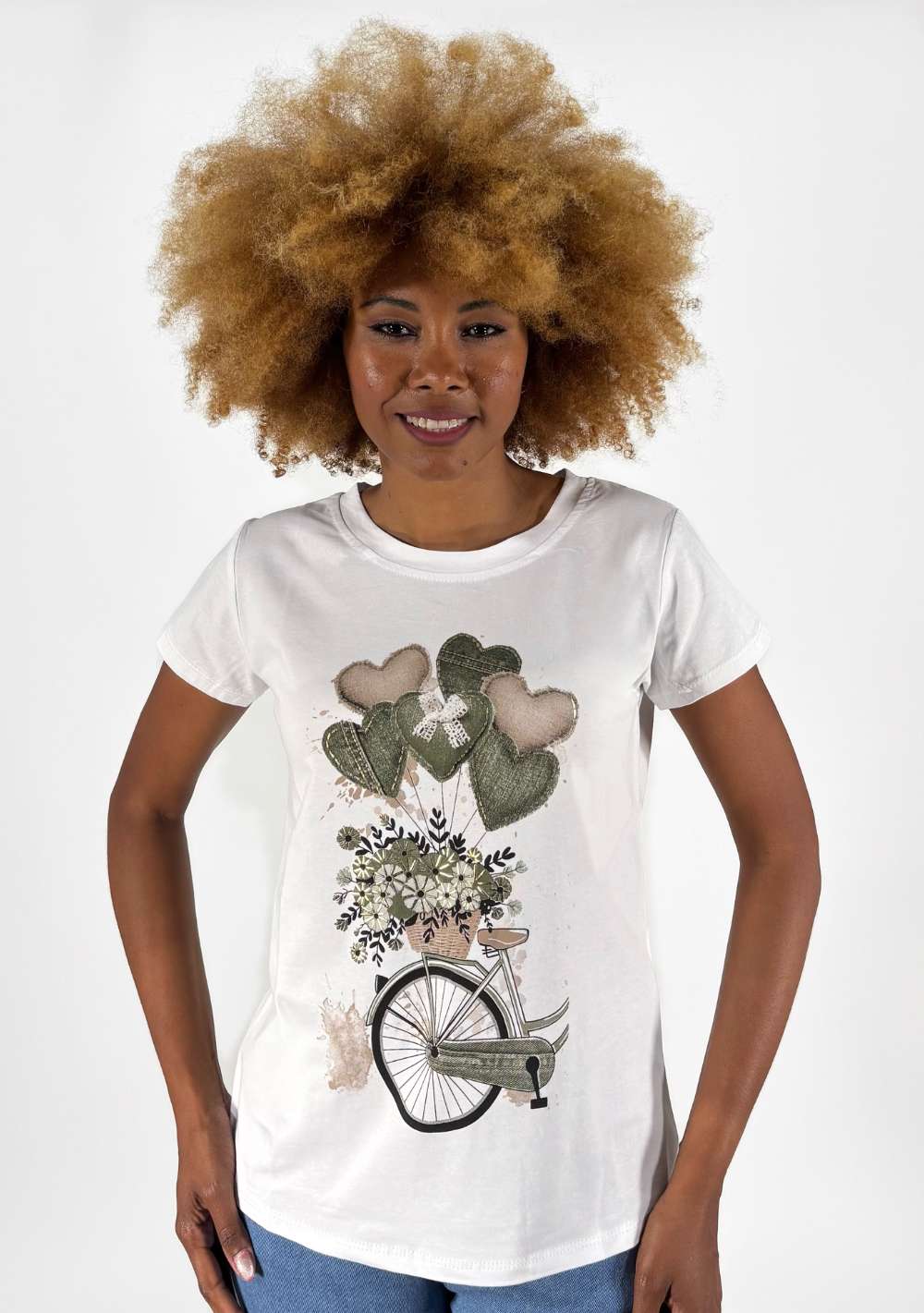 T-Shirt Slim "Half Bicicle"