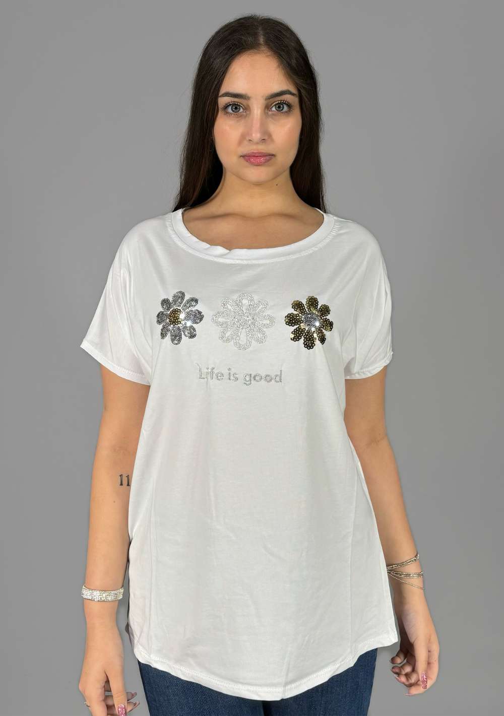 T-Shirt Oversize "Life is Good"