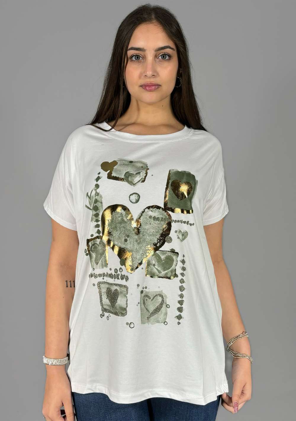 T-Shirt Oversize "Cuori"