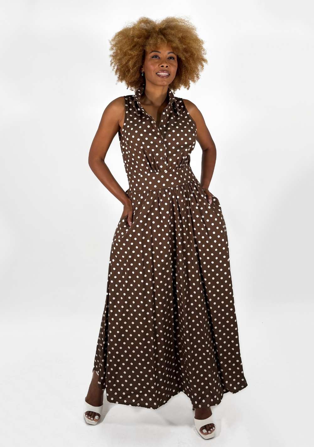 Abito Chemisier Pois