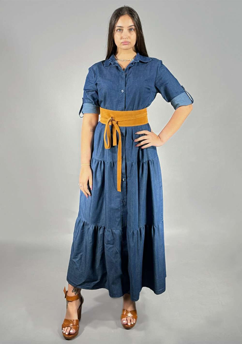 Abito Chemisier Chambray