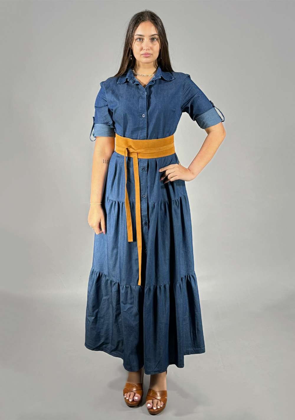 Abito Chemisier Chambray