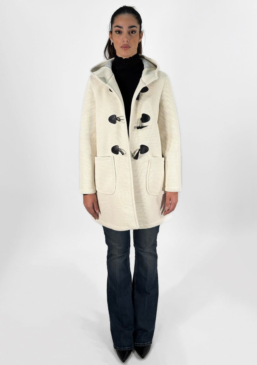 Cappotto Scuba con Alamari