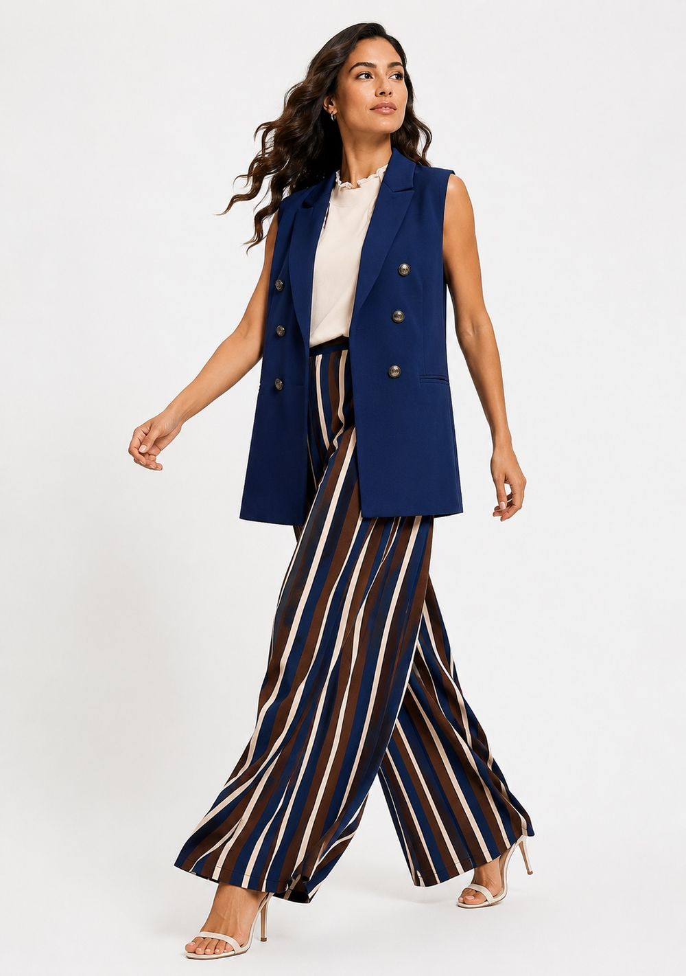 Gilet in Crepe