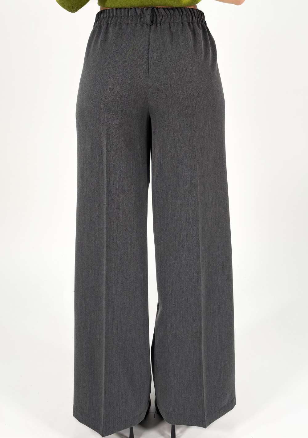 Pantaloni Palazzo con Elastico