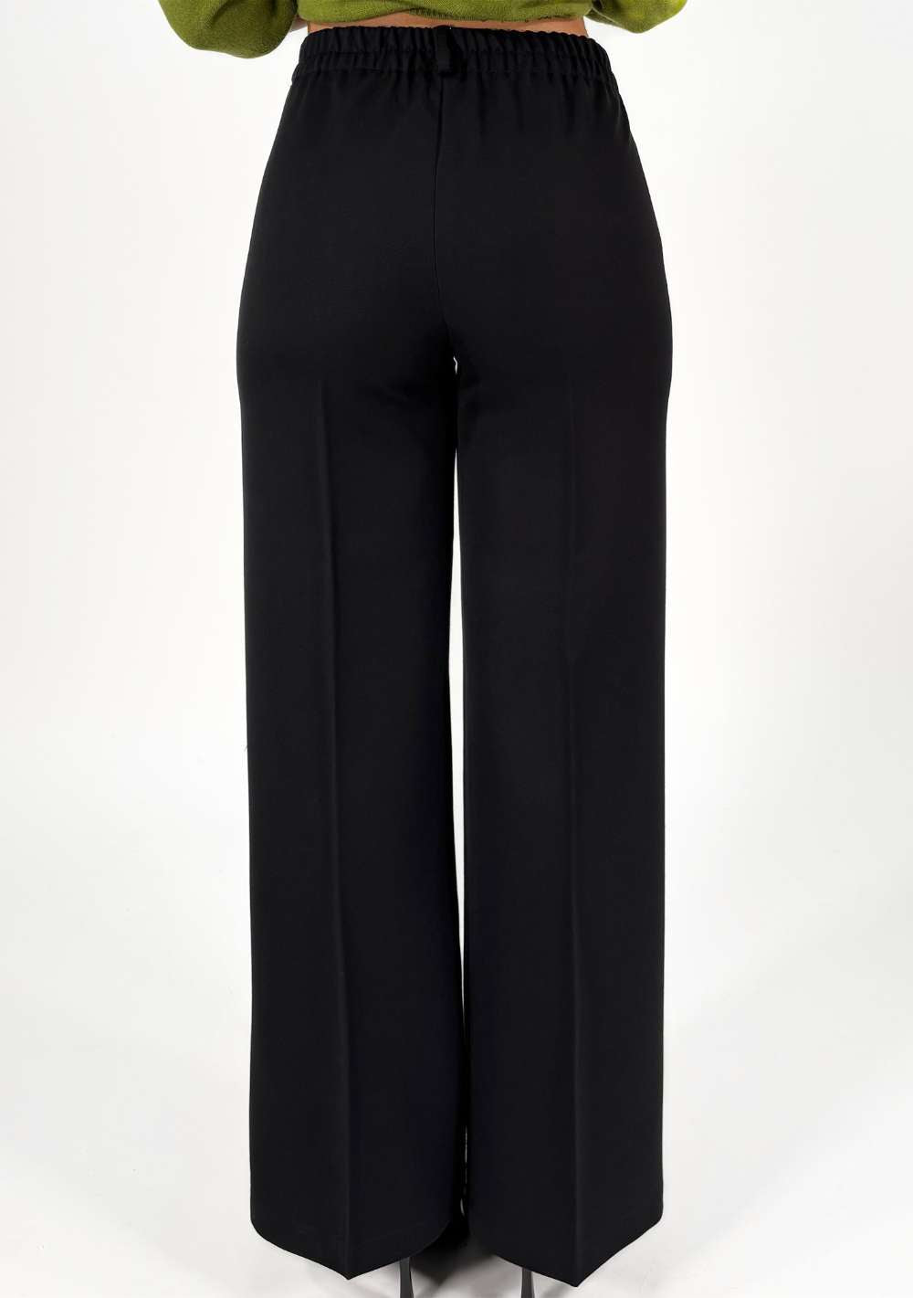 Pantaloni Palazzo con Elastico