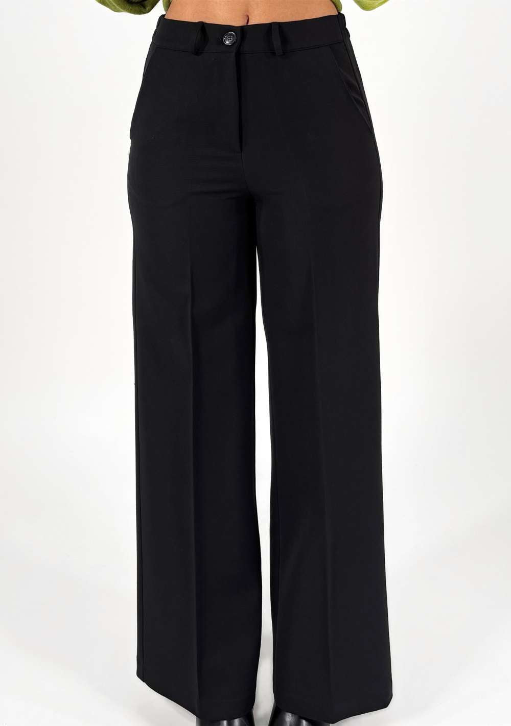 Pantaloni Palazzo con Elastico