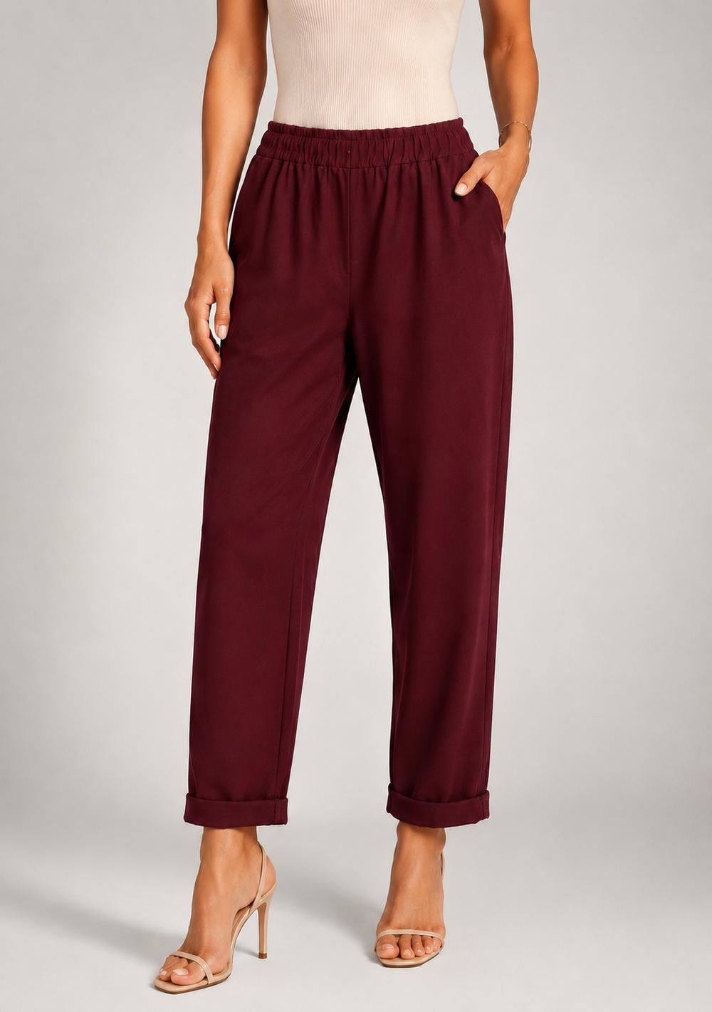 Pantaloni con Risvolto