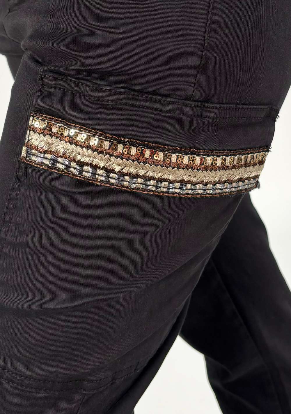 Pantaloni Cargo Passamaneria