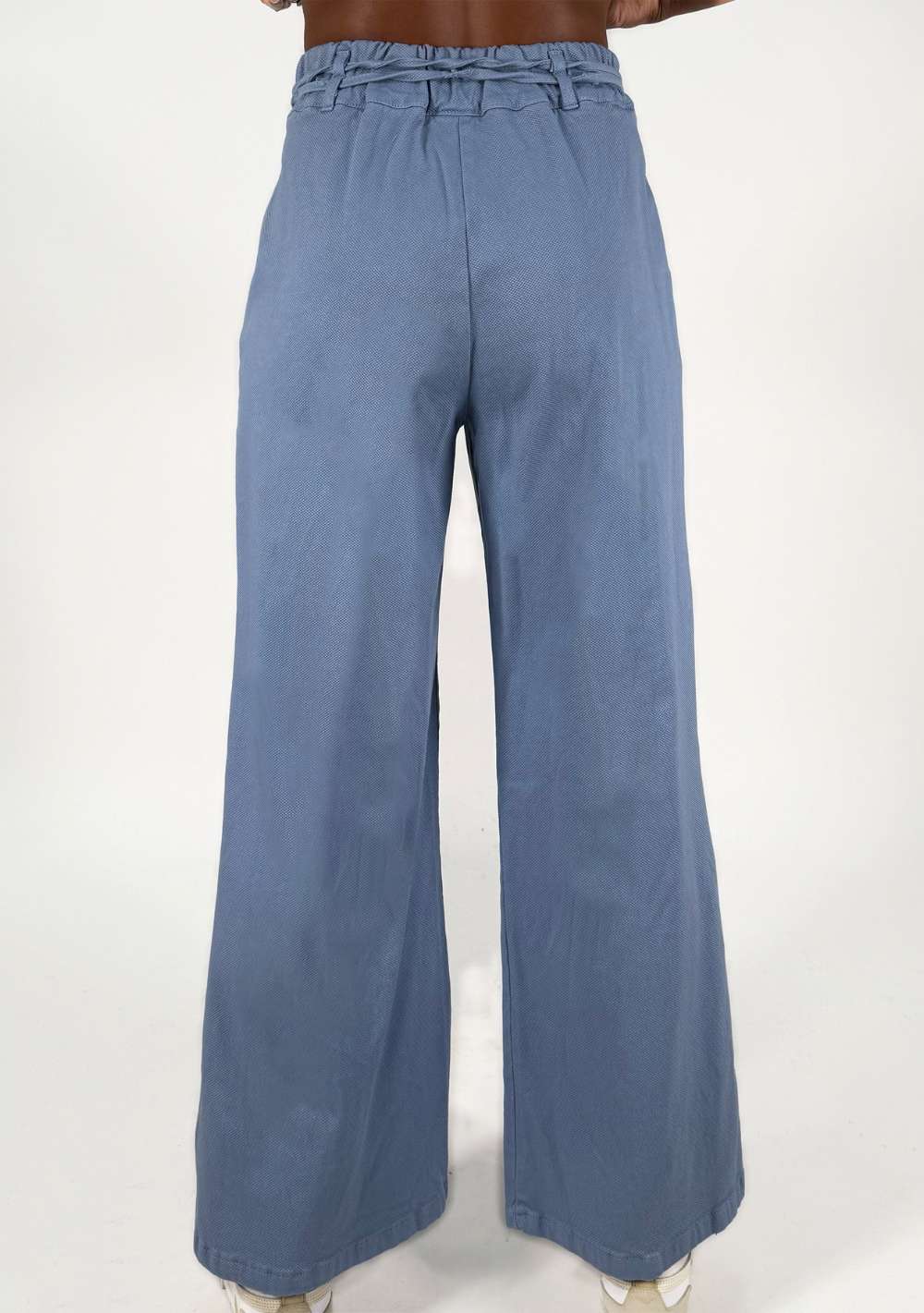 Pantaloni Palazzo con Pinces