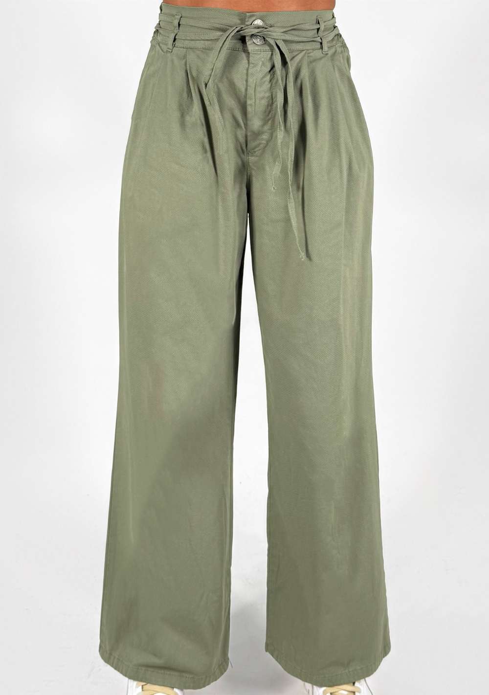 Pantaloni Palazzo con Pinces