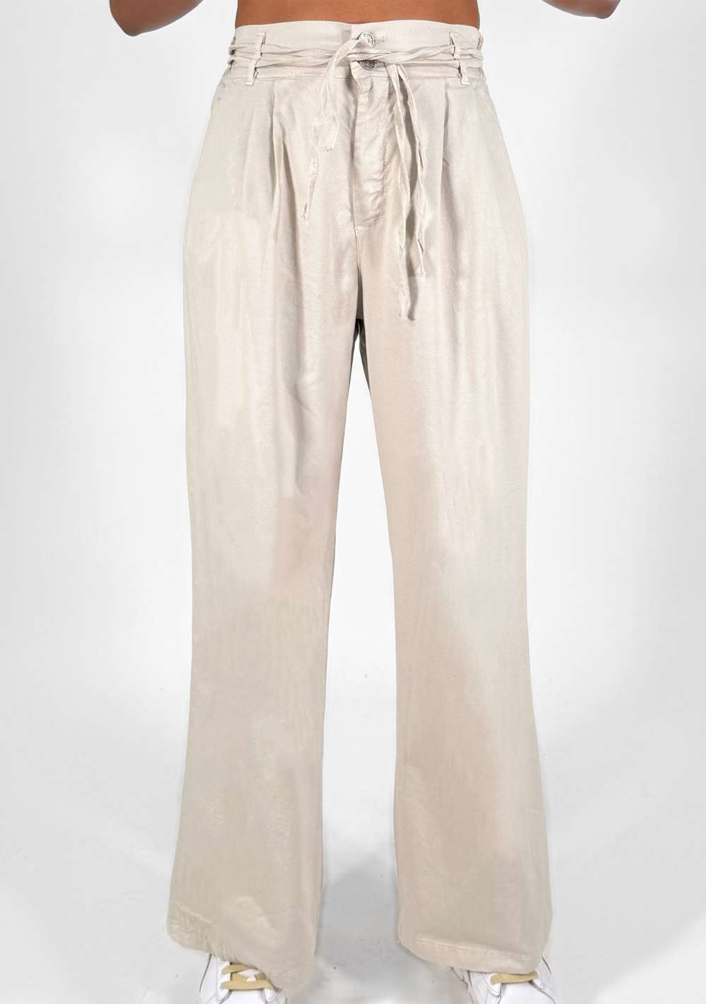 Pantaloni Palazzo con Pinces