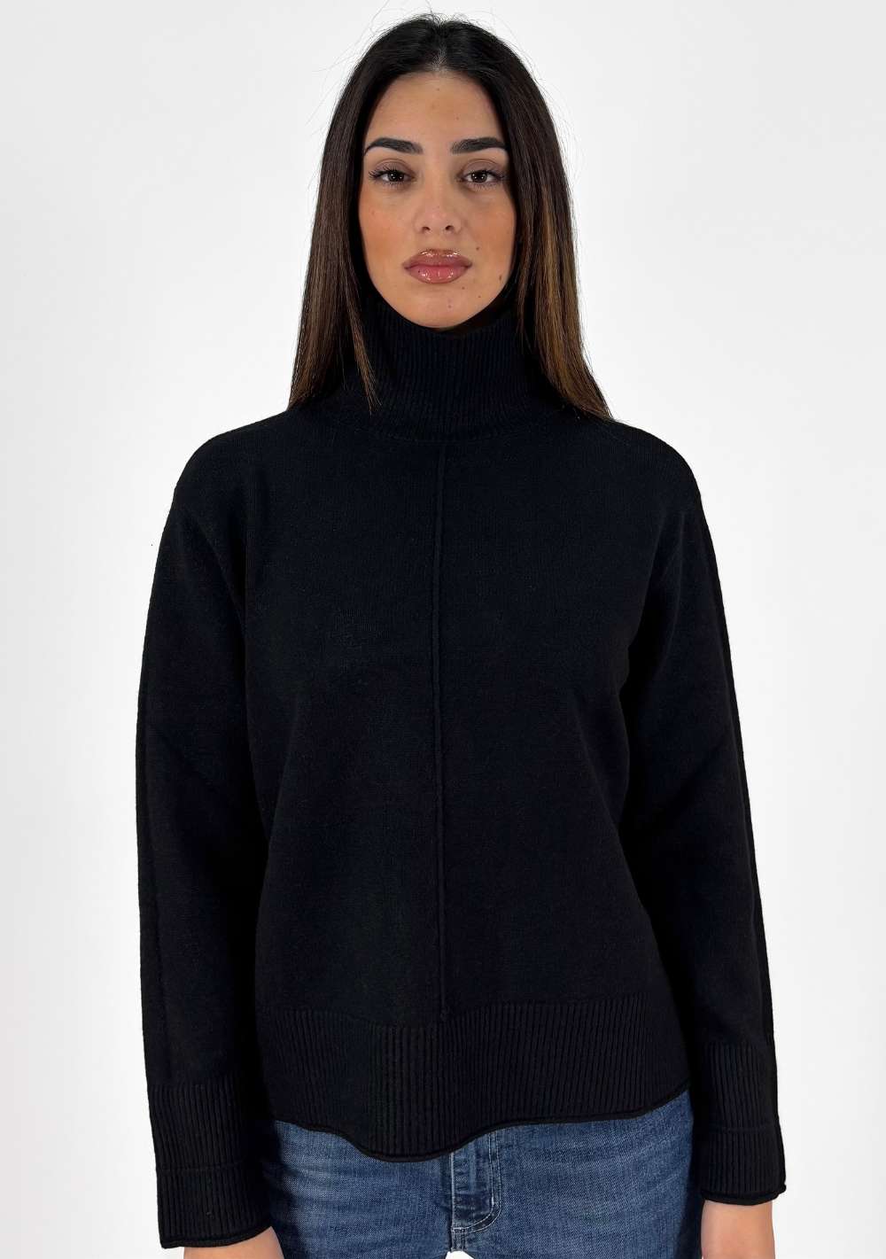 Maglia Mezzo Collo Stondata