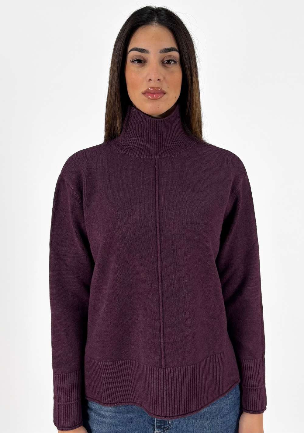 Maglia Mezzo Collo Stondata