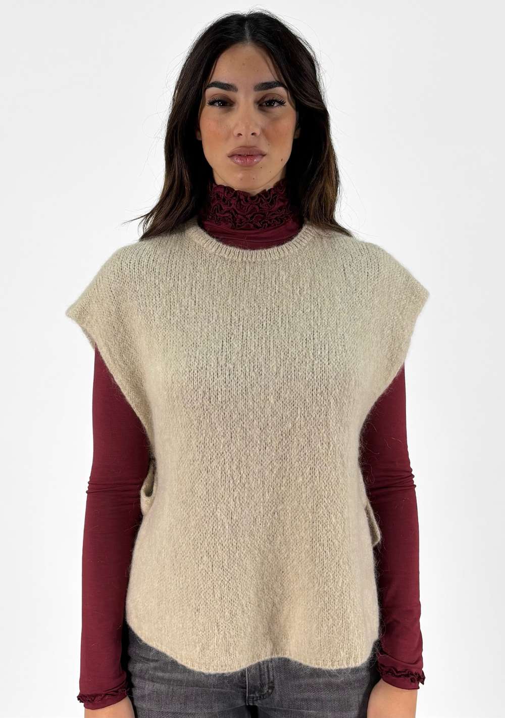 Maglia con Spacchi Laterali
