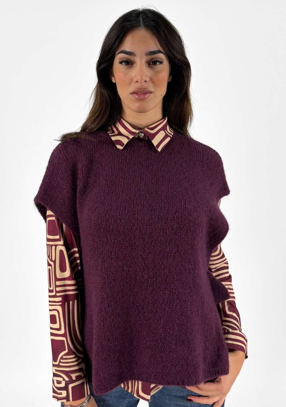 Maglia con Spacchi Laterali