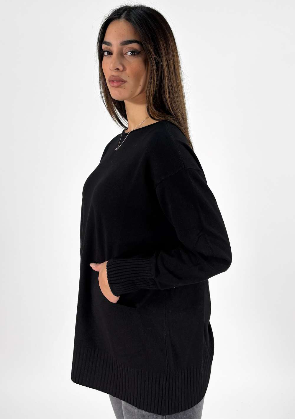 Maglia Tasche Laterali