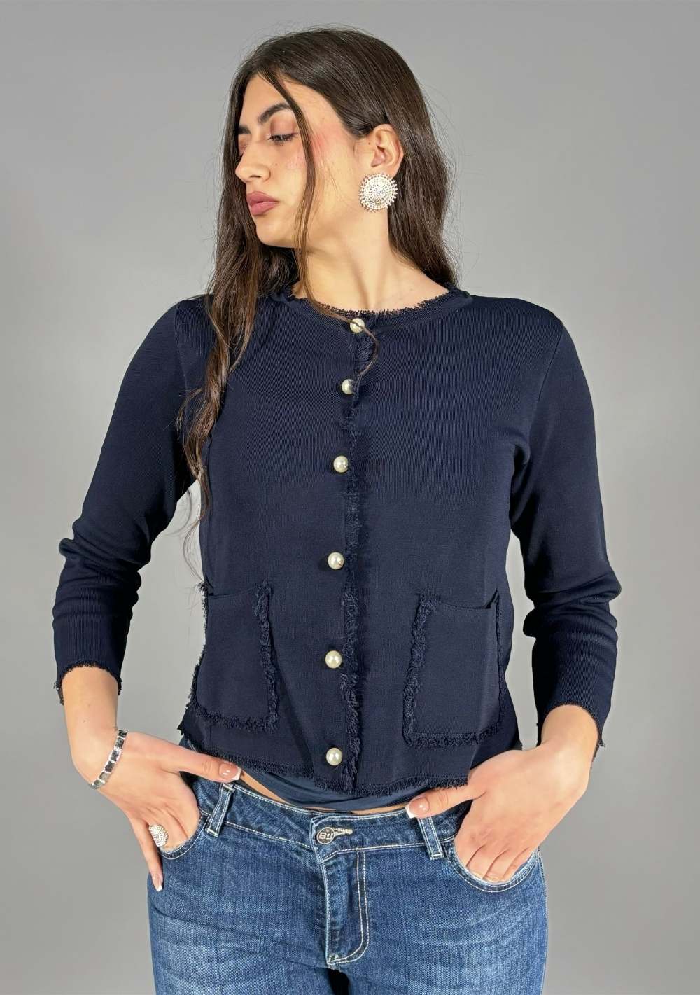 Giacca Coreana con Perle