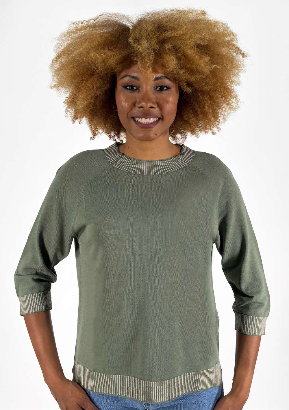 Maglia Effetto Cuciture