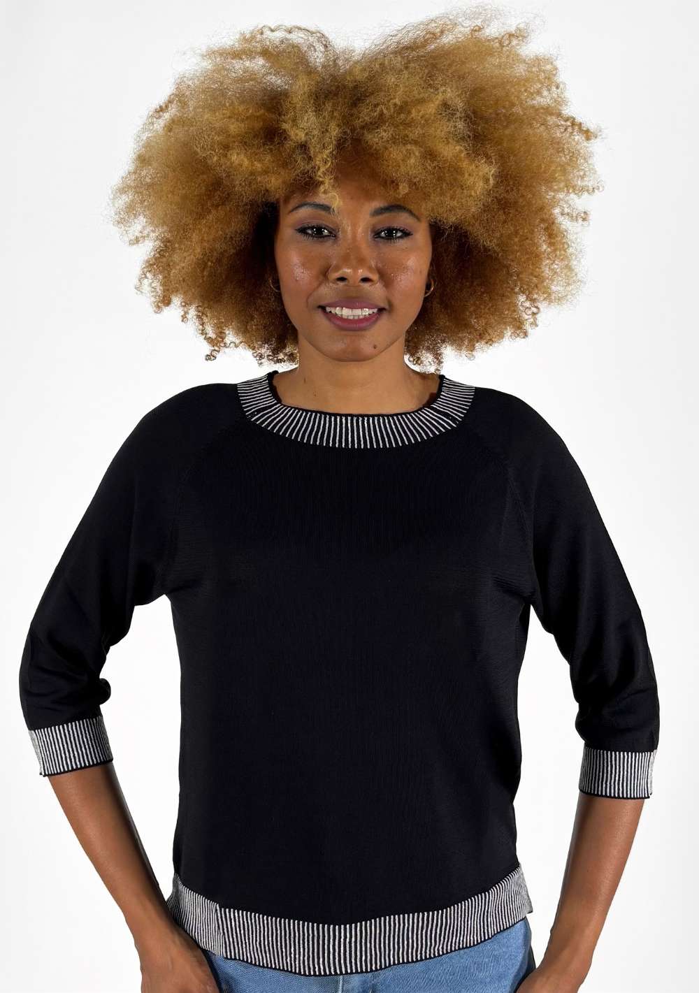 Maglia Effetto Cuciture