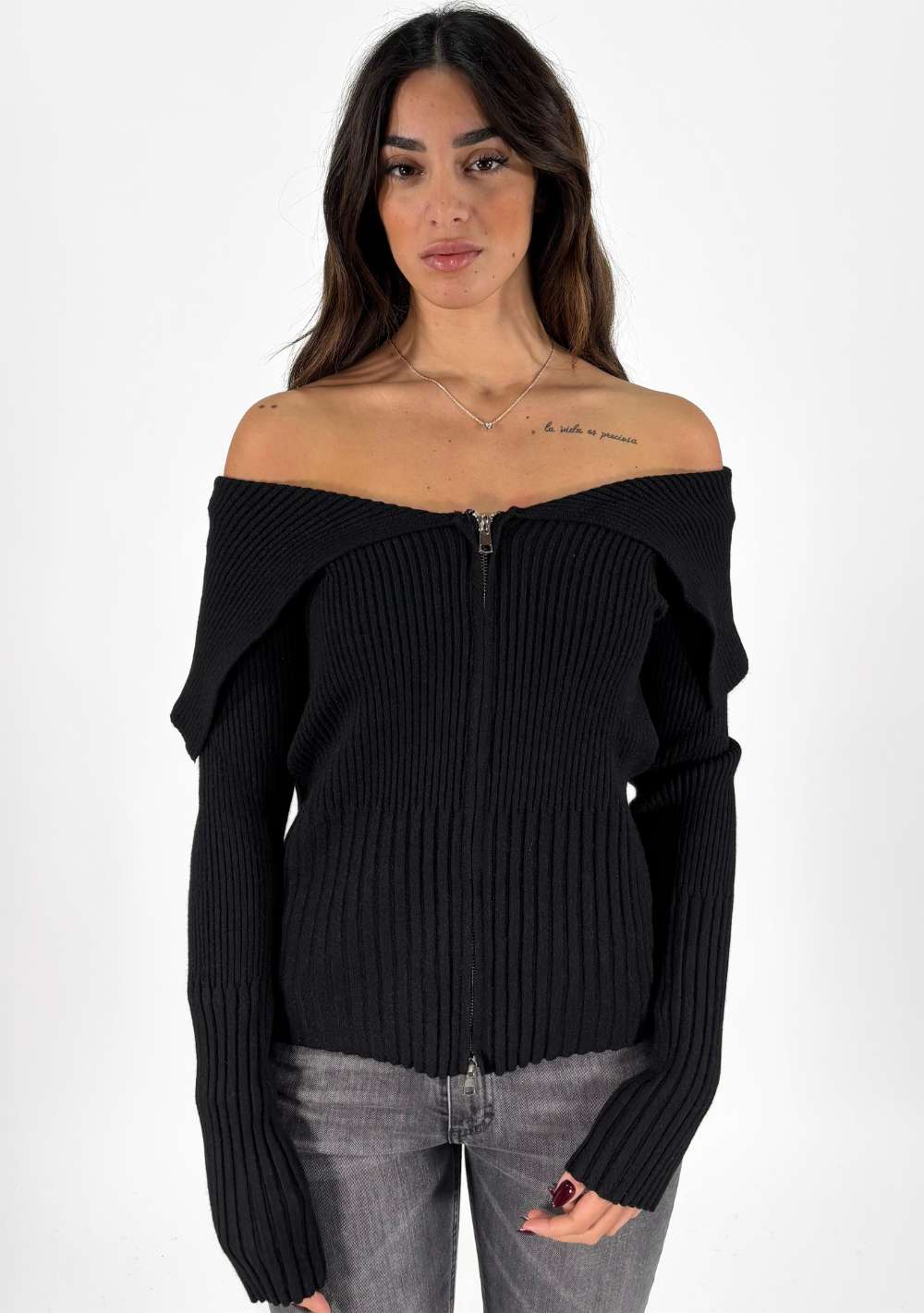 Maglia con Zip