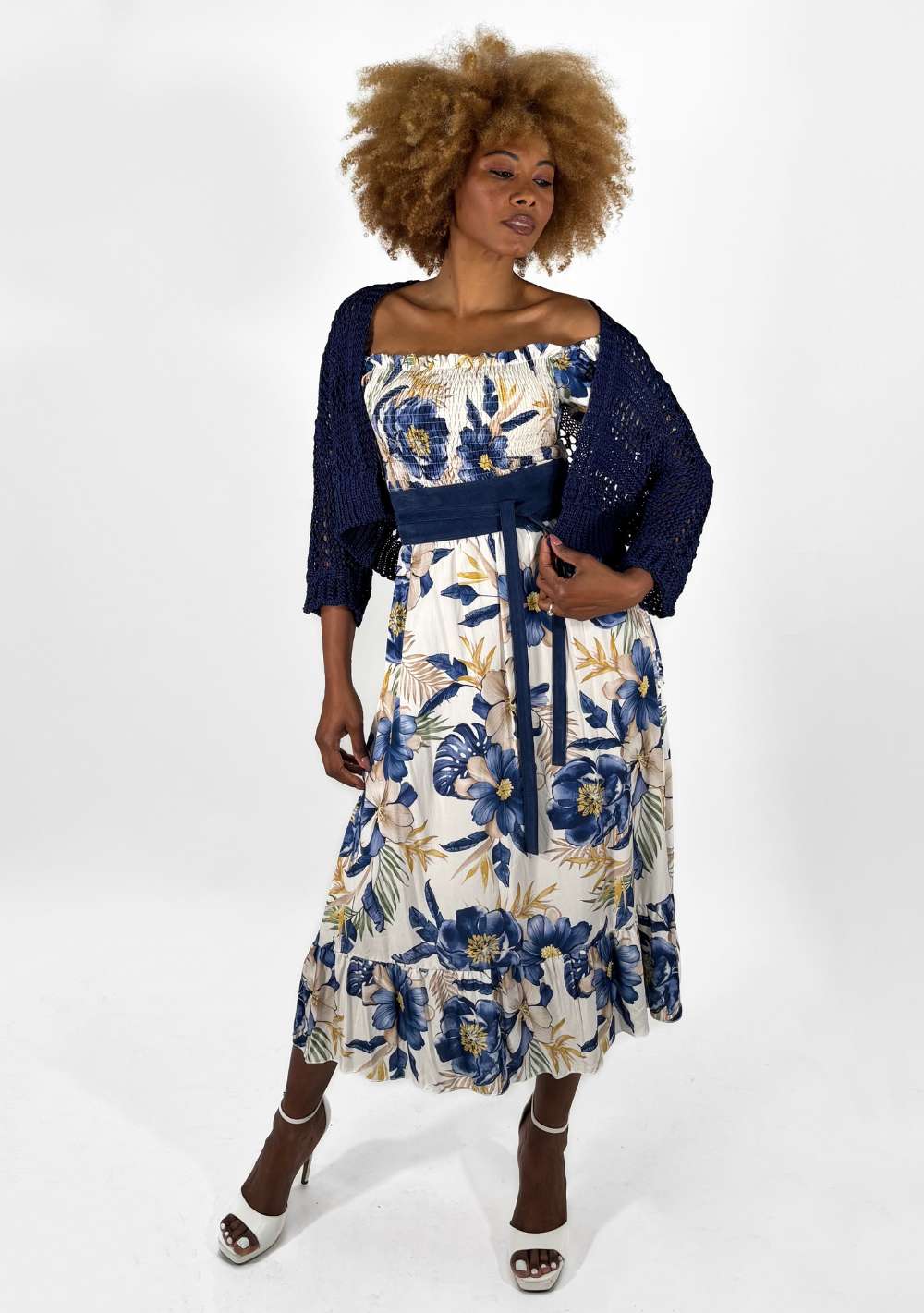 Cardigan Corto Traforato