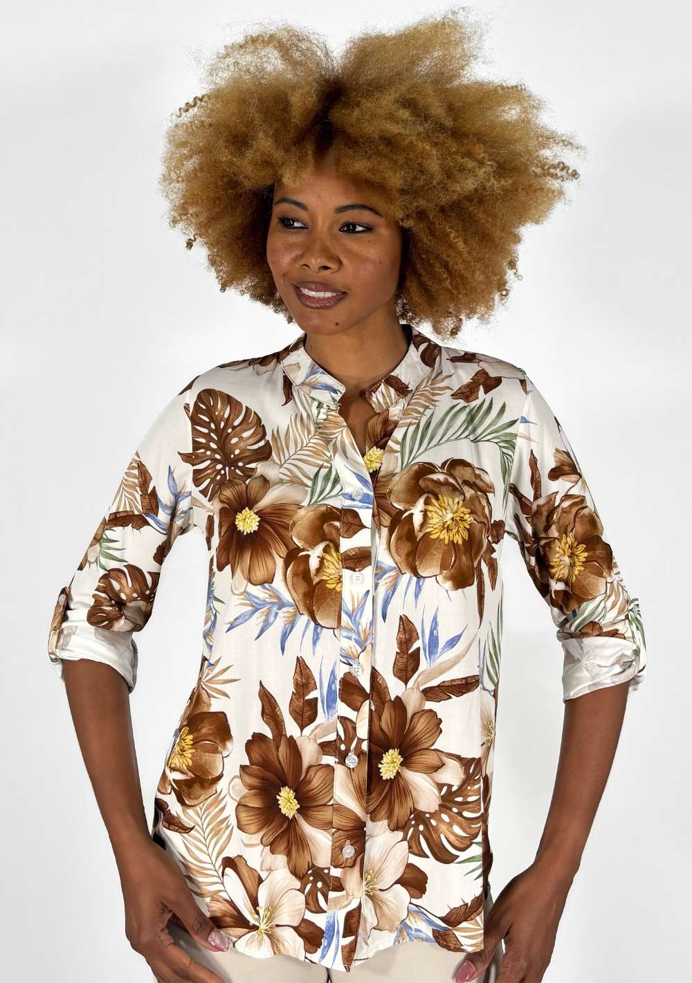 Camicia Collo Coreana