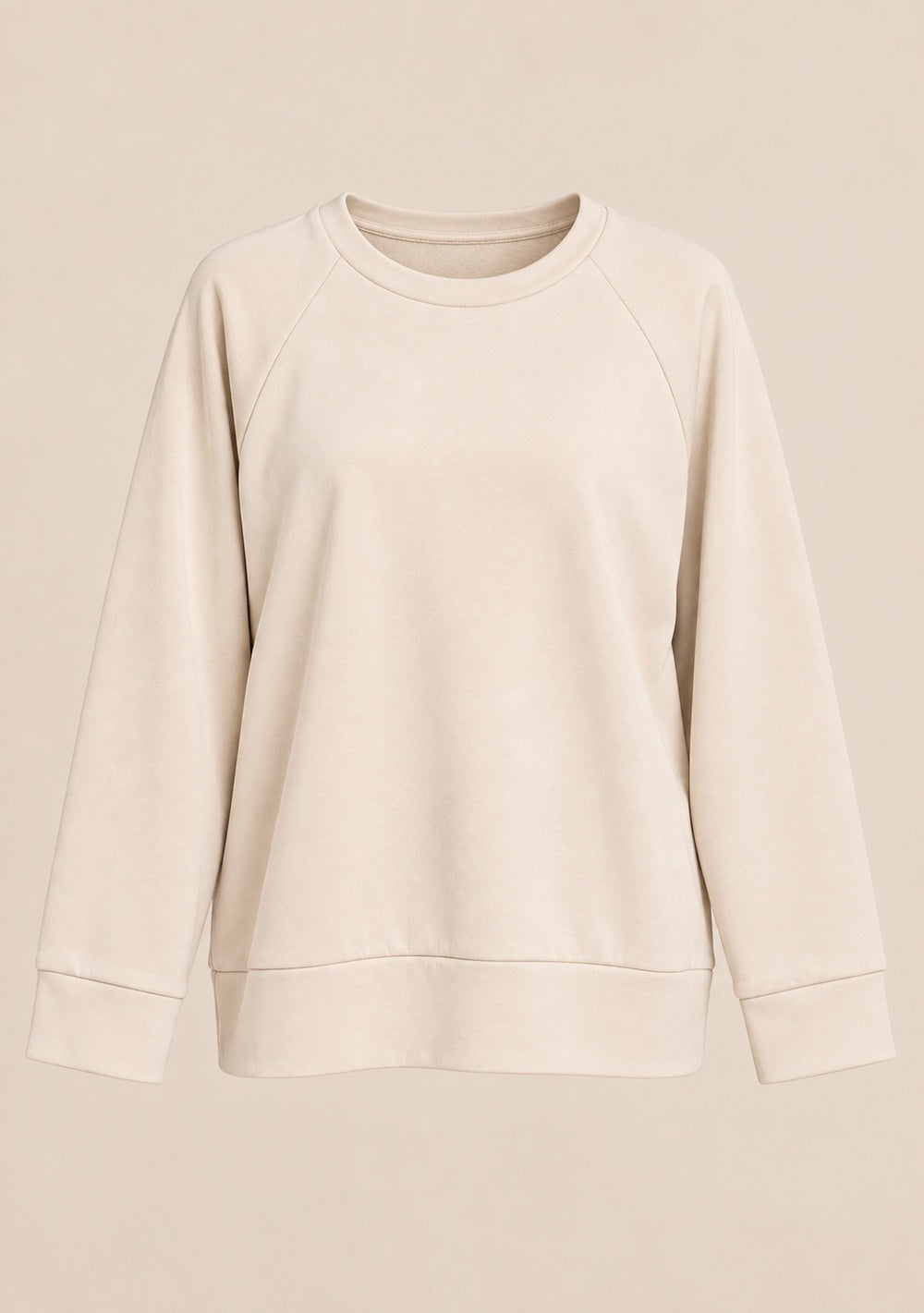 Maglia in Felpa da donna in colore beige, vista alternativa 4