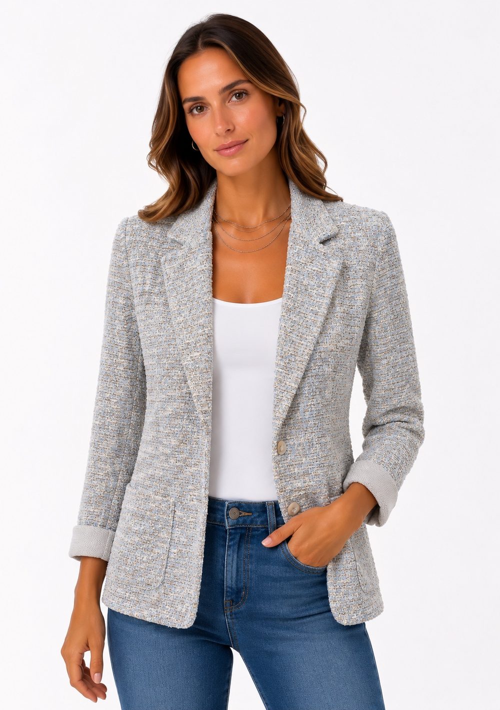 Giacca 2 Bottoni Lurex