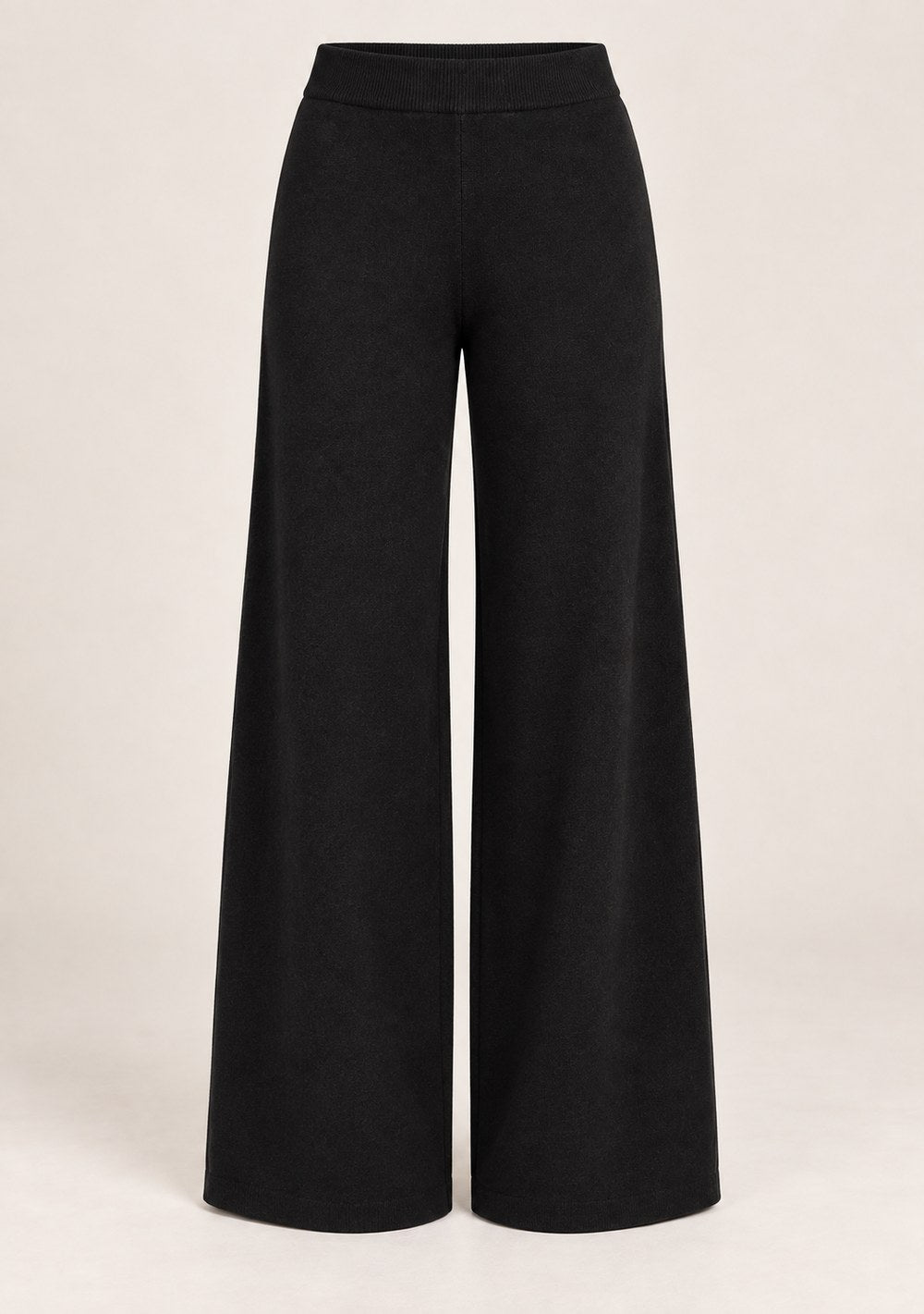 Pantaloni Palazzo da donna in colore nero, vista alternativa 2
