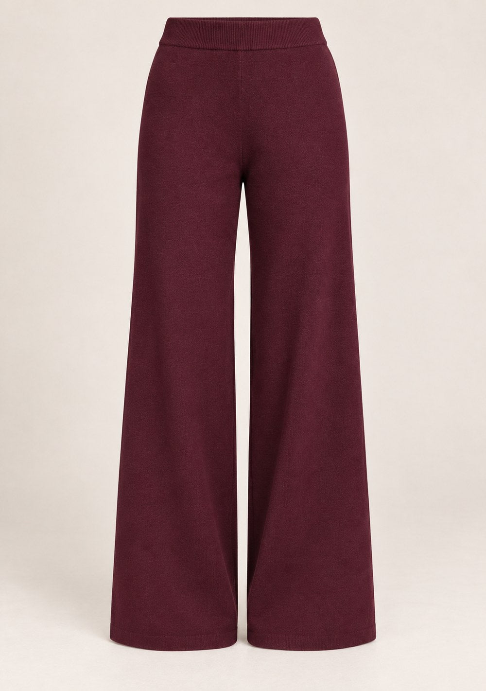 Pantaloni Palazzo da donna in colore vino, vista alternativa 3