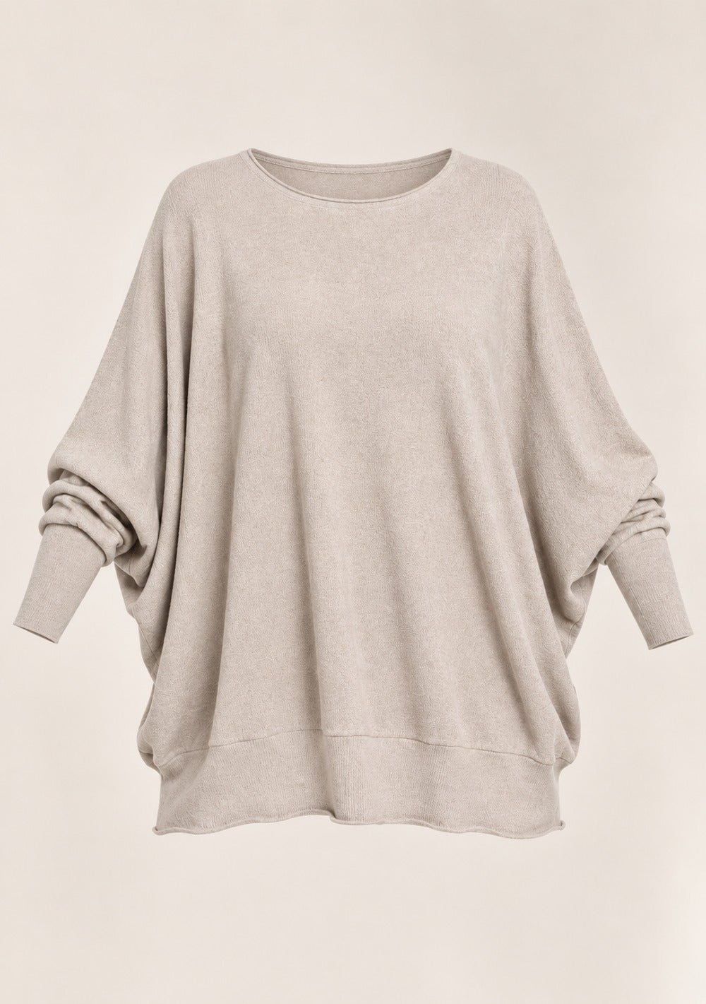 Maglia a Barca Pipistrello da donna in colore beige, vista alternativa 4