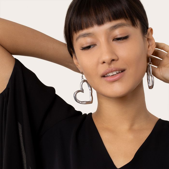 BOUCLES COEUR ÉPAISSEUR IRREGULIER