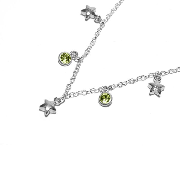 GIROCOLLO CHARMS ZIRCONI/STELLE