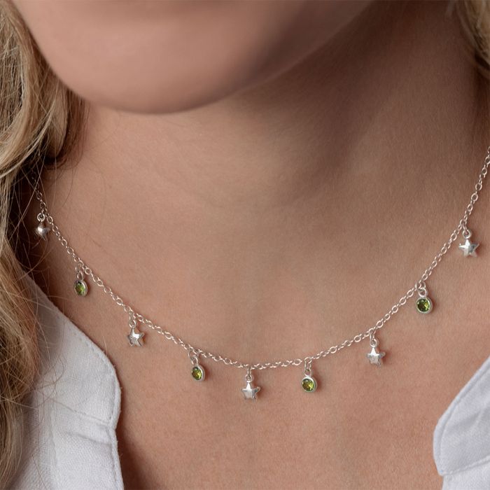 GIROCOLLO CHARMS ZIRCONI/STELLE