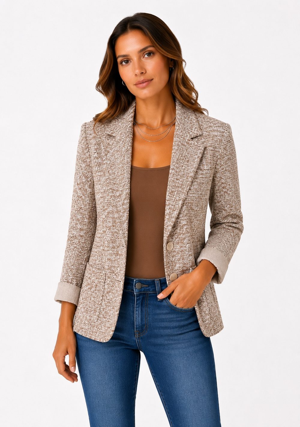Giacca 2 Bottoni Lurex