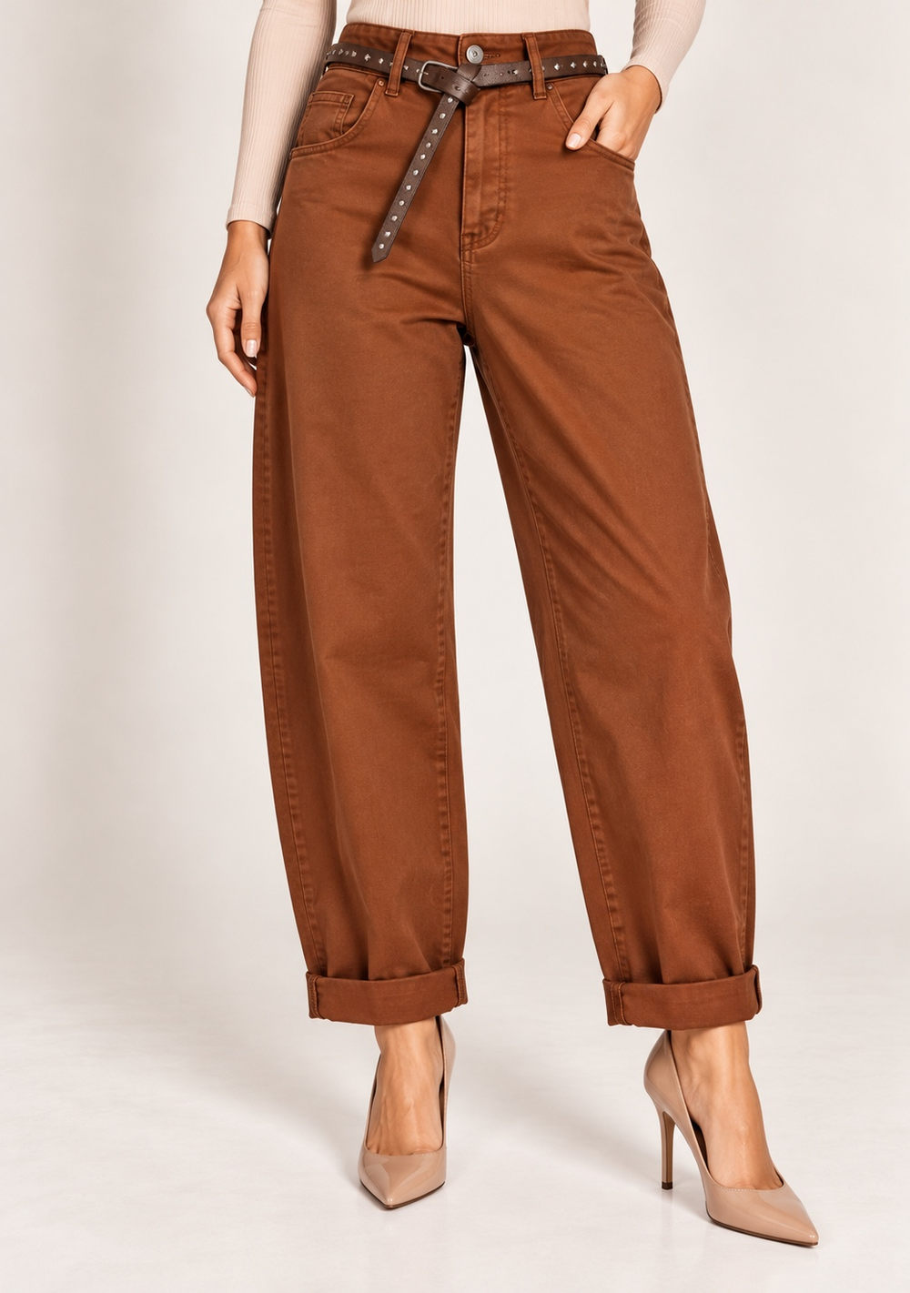 Pantaloni Mom Fit