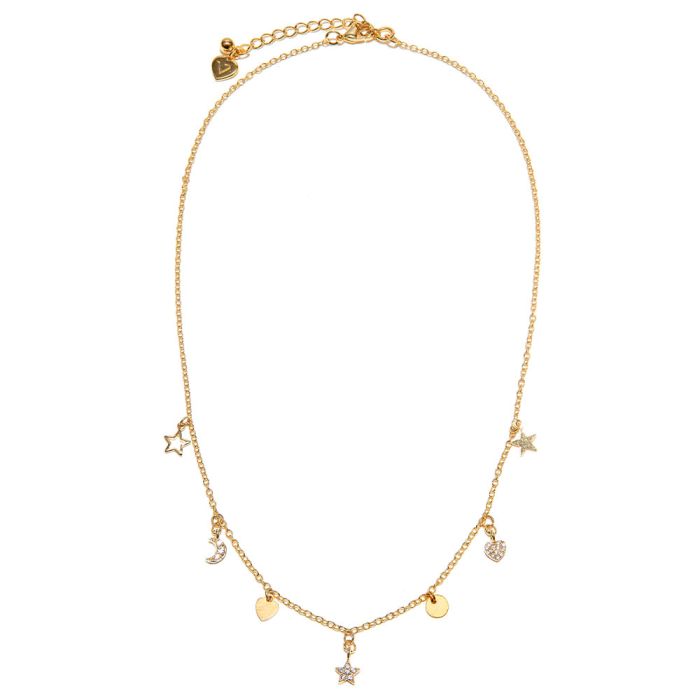 GIROCOLLO CHARMS CUORE/STELLA/LUNA