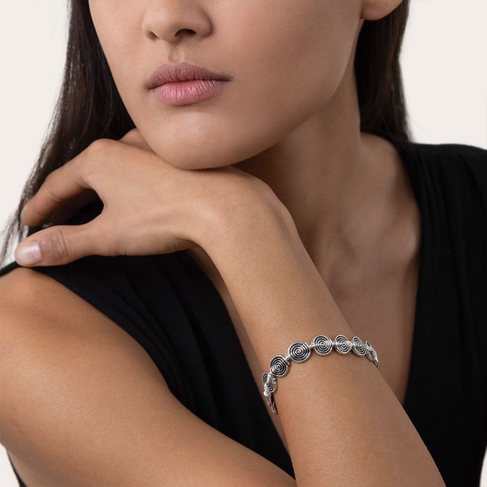 BRACCIALE ELASTICO SPIRALE ETNICA
