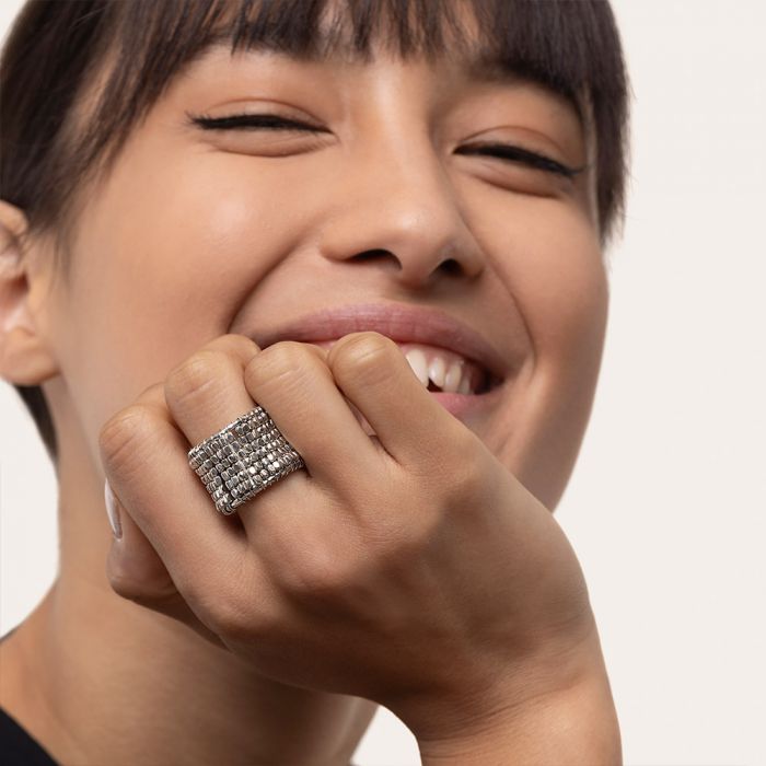 ANELLO FASCIA MICRO PEPITE