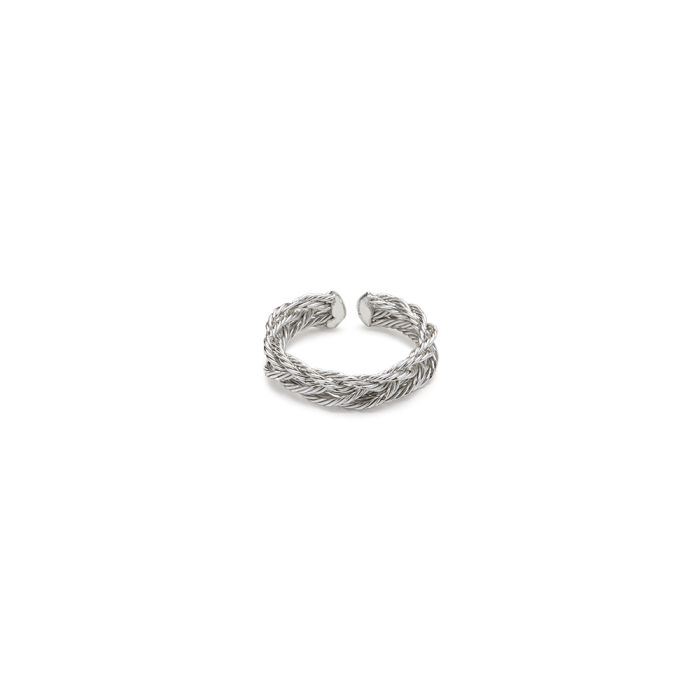 ANELLO FILO MINI TRECCIA