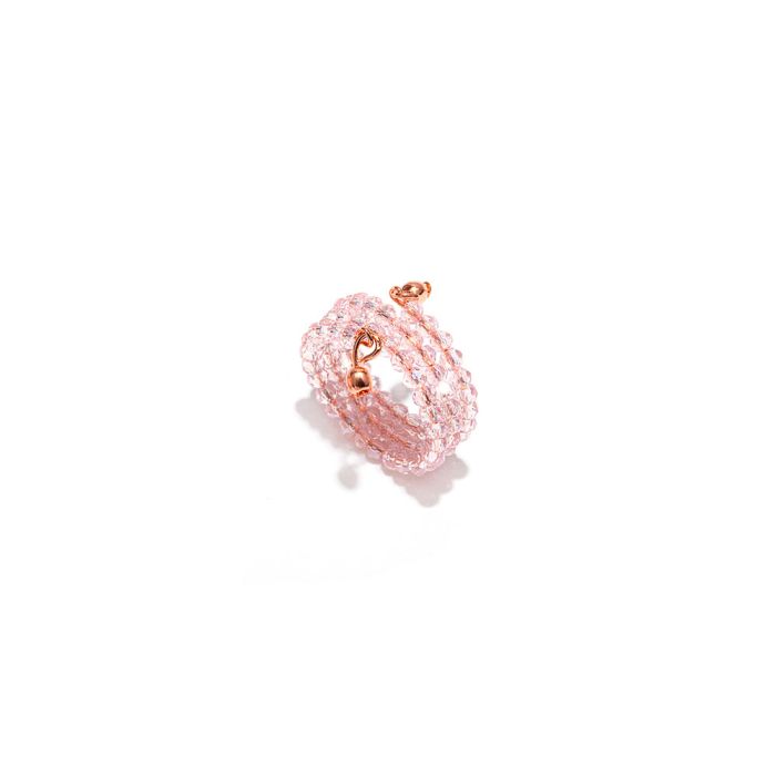 ANELLO MOLLA MINI CRISTALLI